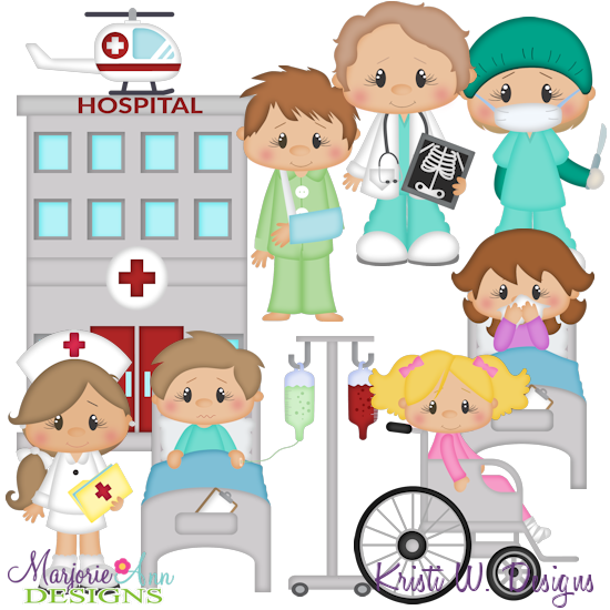 Hospital Stay SVG Cutting Files Includes Clipart - Click Image to Close